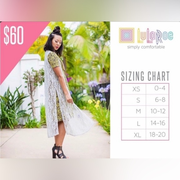 Lularoe floral blue and pink large joy NWOT - Picture 2 of 8